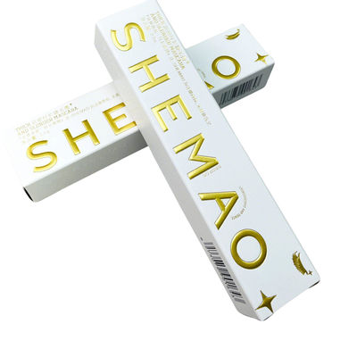 खरीदें Custom Luxury Paper Mascara Packaging Boxes with Gold Foil Stamping & Embossed Logo – Premium Paper Cosmetic Box Manufacturer ऑनलाइन निर्माण