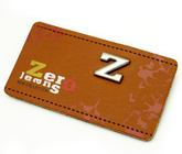 Debossed Custom Leather Labels , Personalized Clothing Labels Monogrammed