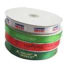 Satin Custom Printed Ribbon 100% Polyester Material Multi - Color For Packaging Gift