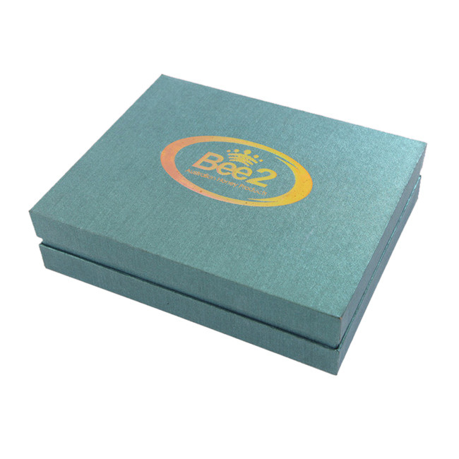 Hot Stamping Gift Packaging Boxes Hologram Logo Imprintable 250gsm Paper