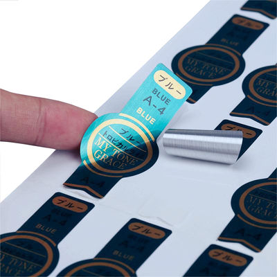 अच्छी कीमत कस्टम सिल्वर फोइल स्टिकर ️ आर्टवर्क प्रिंटिंग के साथ वाटरप्रूफ स्व-चिपकने वाले धातु लेबल ऑनलाइन